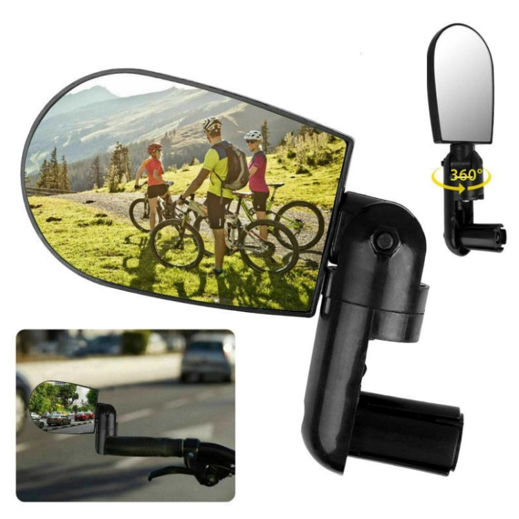 2 Pairs Adjustable Bicycle Flat Rearview Mirror Cycling Accessories