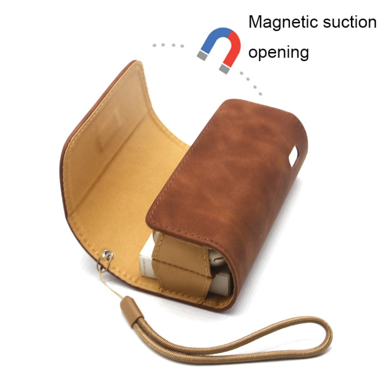 Leather Shockproof Electronic Cigarette Storage Protective Case For IQO 3.0