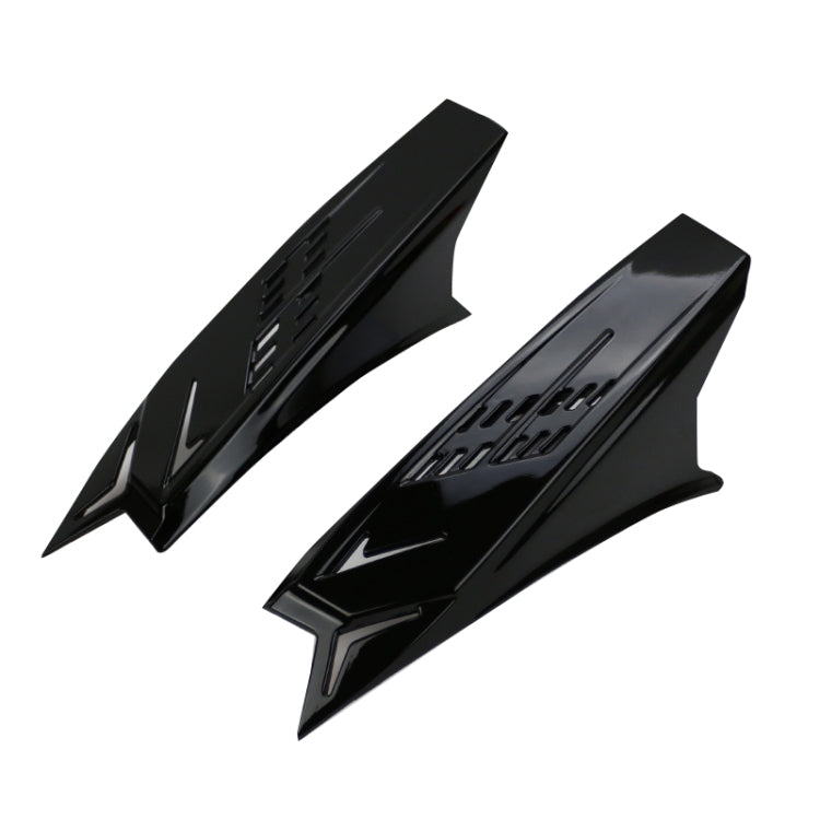 1 Pair Motorcycle Helmet  Horns Plastic Paste Decoration