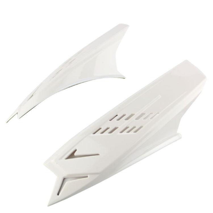 1 Pair Motorcycle Helmet  Horns Plastic Paste Decoration