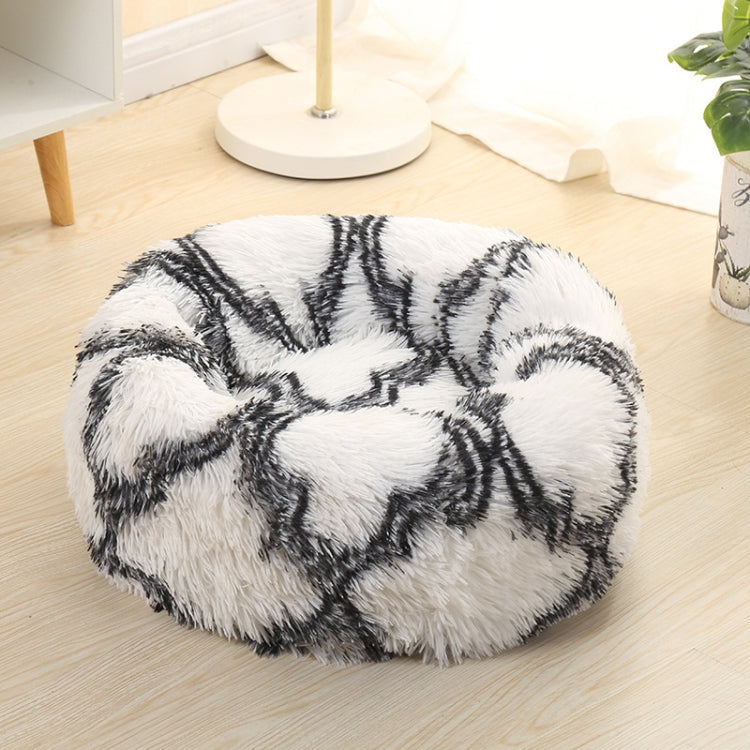 Long-haired Round Pet Kennel Warm Pet Bed