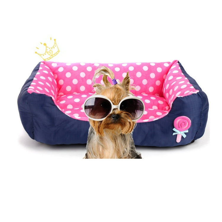 Cartoon Pet Kennel Square Cushion For Small And Medium Pet
