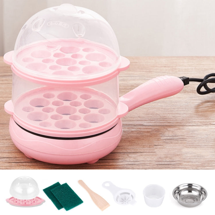 350W Electric Egg Omelette Cooker Frying Pan Steamer Cooker,EU Plug,Style: