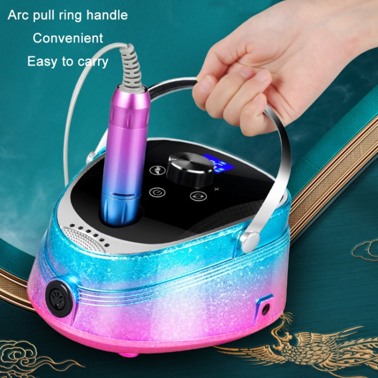 Ice Flower Gradient Rechargeable Low Noise Nail Polishing Machine