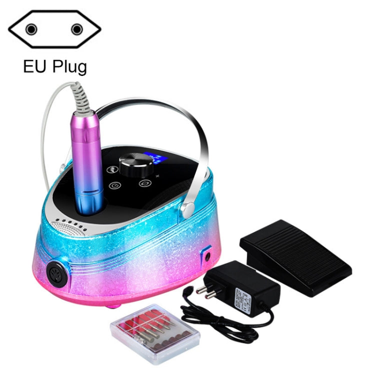 Ice Flower Gradient Rechargeable Low Noise Nail Polishing Machine