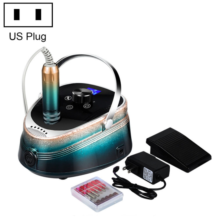 Ice Flower Gradient Rechargeable Low Noise Nail Polishing Machine