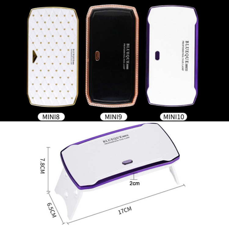 BLUEQUE USB Powered Nail Manicure Handheld UV Phototherapy Machine