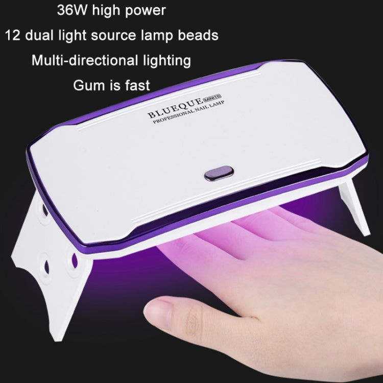 BLUEQUE USB Powered Nail Manicure Handheld UV Phototherapy Machine