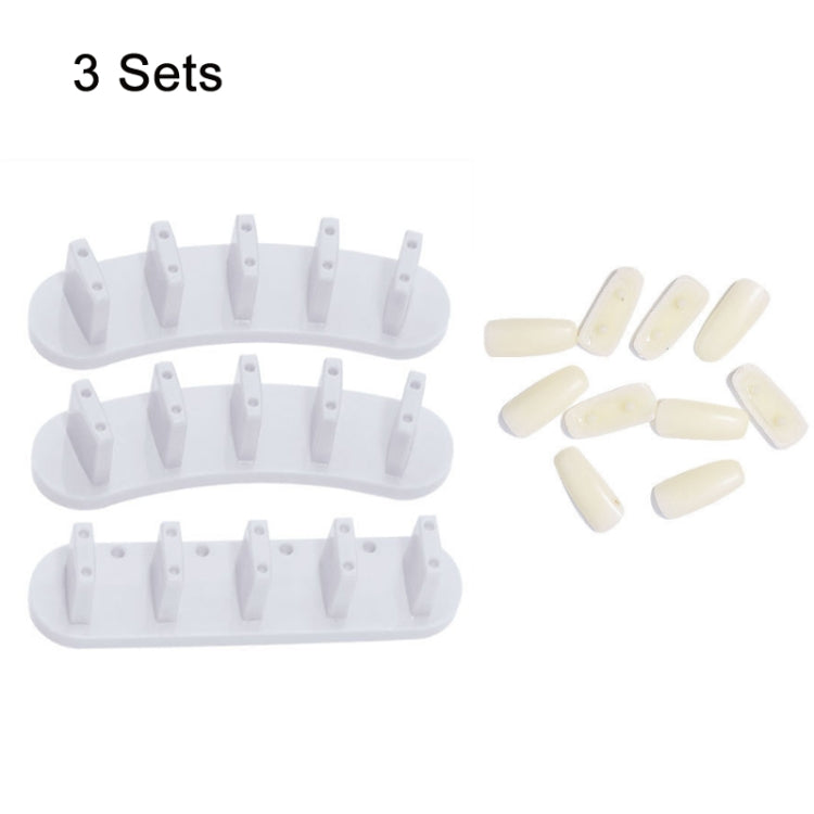 3 Sets Adhesive-Free Nail Practice Stand Nail Display Stand