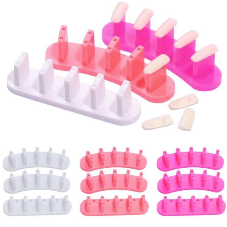 3 Sets Adhesive-Free Nail Practice Stand Nail Display Stand