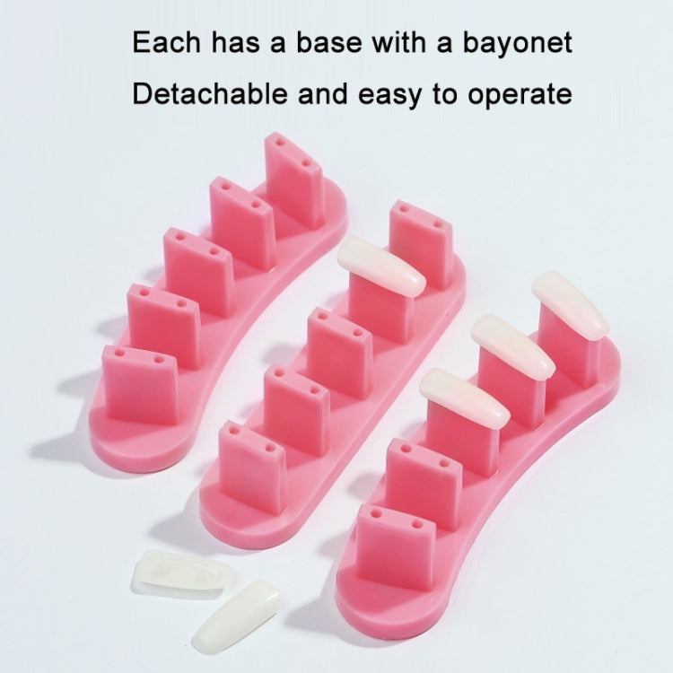 3 Sets Adhesive-Free Nail Practice Stand Nail Display Stand