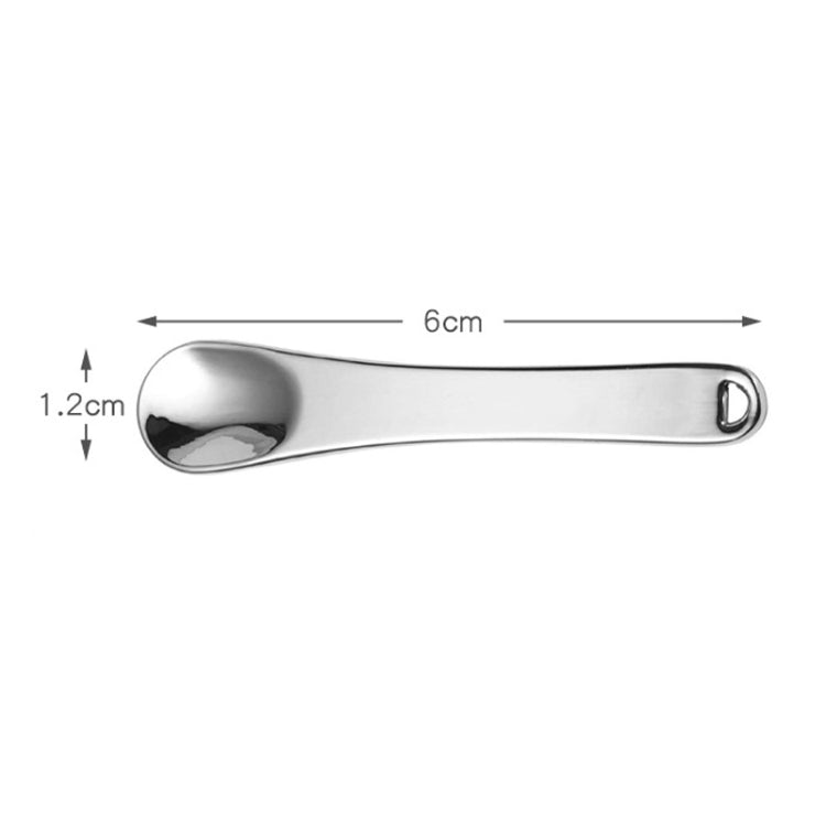3 PCS Zinc Alloy Cosmetics Spoons Cream Split Spoon