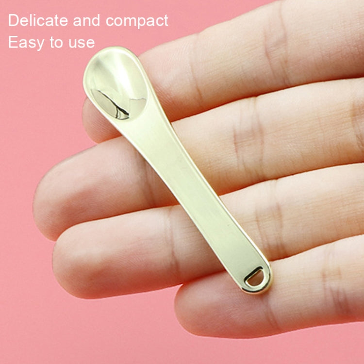 3 PCS Zinc Alloy Cosmetics Spoons Cream Split Spoon