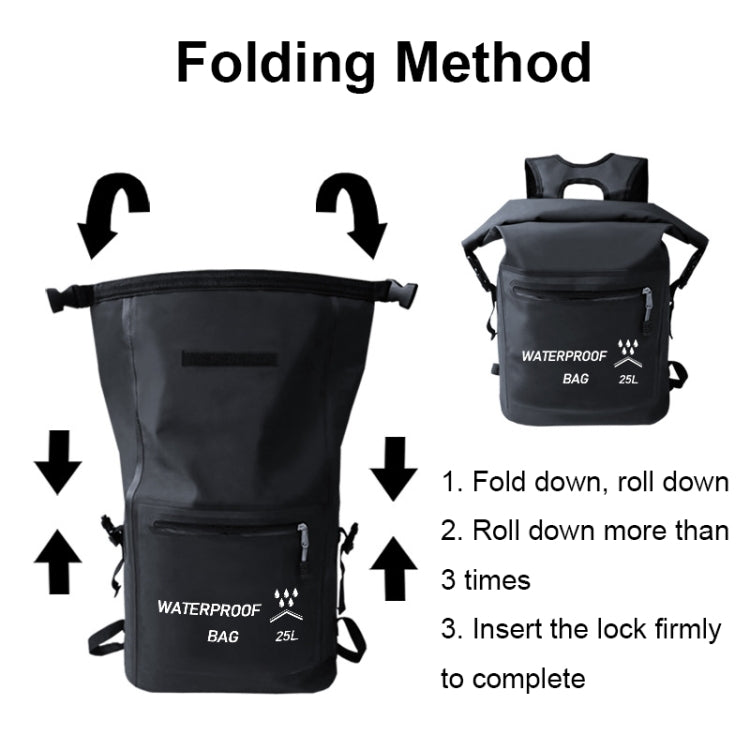 25L Outdoor Swimming Upstream Waterproof Bag Beach Bag