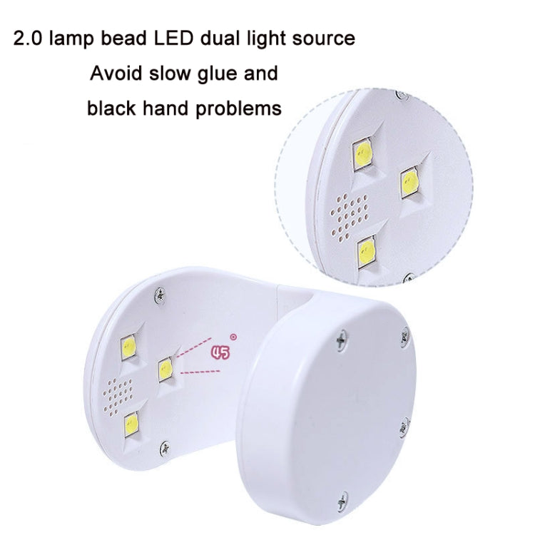 USB Mini Nail Phototherapy Lamp Nail Polish Baking Lamp, Color: