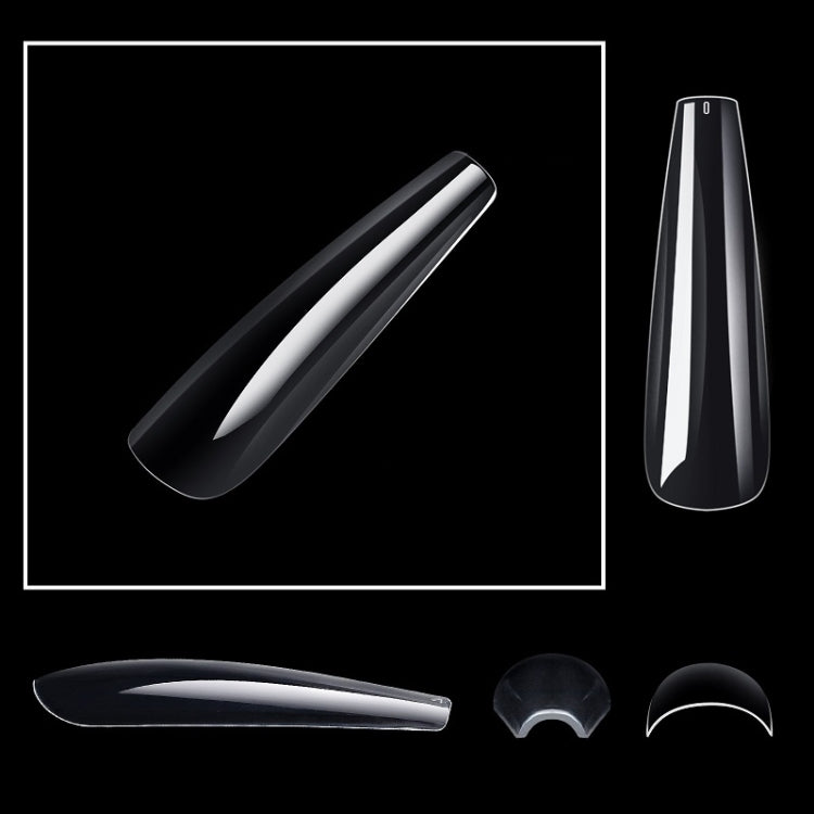 240 PCS/Box Thin Soft Transparent Nail Pieces