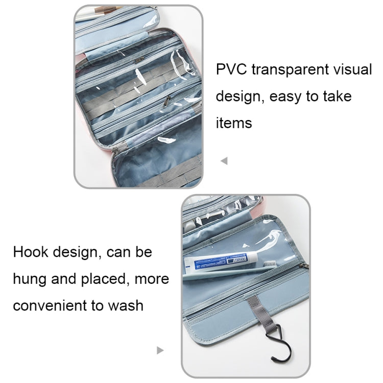 Foldable Travel Waterproof Washing Bag Cosmetic Bag with Hook