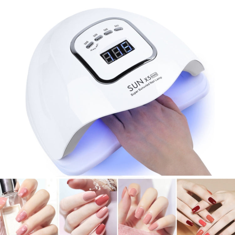 SunX5Max 150W Nail Polish Glue LED Phototherapy Induction Baking Lamp