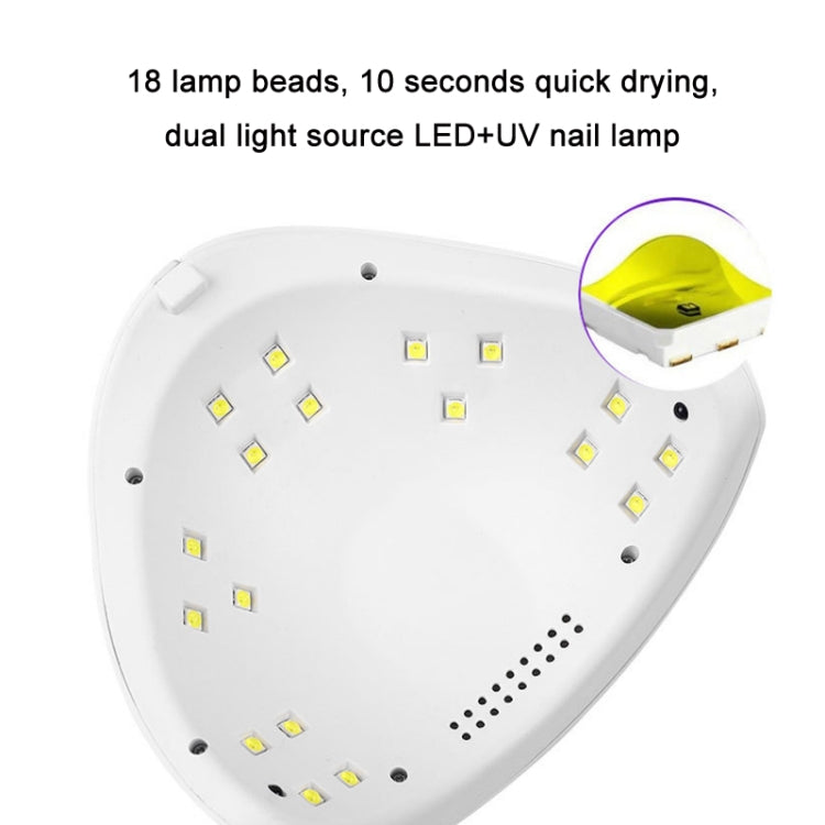 88W UV Ultraviolet Phototherapy USB Manicure Baking Lamp