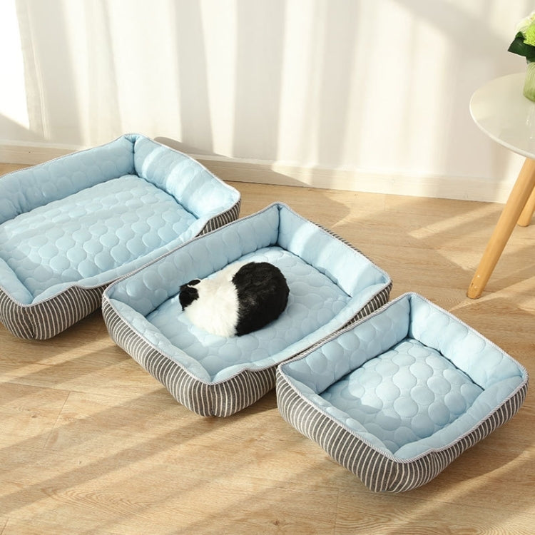 Summer Cold Feeling Dog Cat Kennel Ice Silk Cool Den