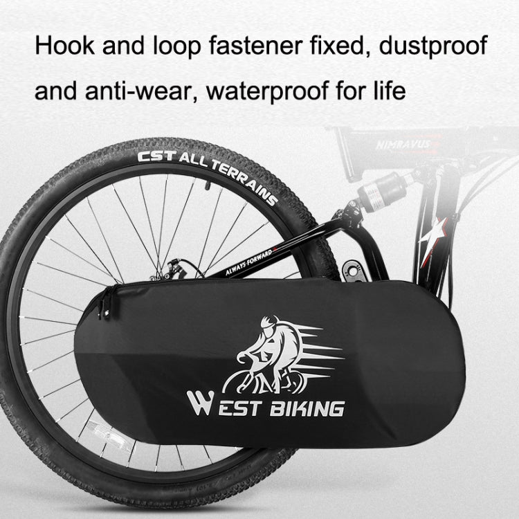 WEST BIKING YP0719301 Bicycle Dust Chain Cover Crankset Protective Cover