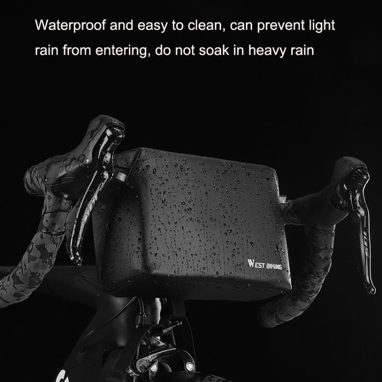 WEST BIKING YP0707298 Bicycle Handlebar Bag Multi-function Messenger Bag Scooter Head Bag