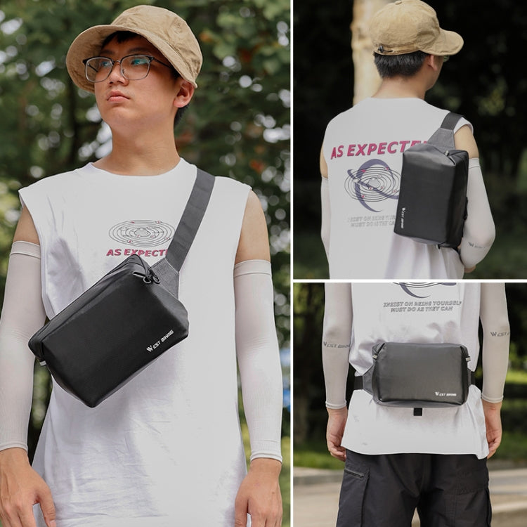 WEST BIKING YP0707298 Bicycle Handlebar Bag Multi-function Messenger Bag Scooter Head Bag