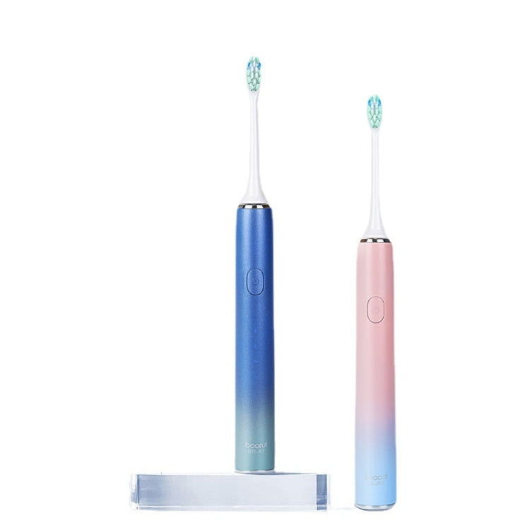 Boorui BR-X7 Smart USB Electric Adults Toothbrush Gradient Oral Hygiene Ultrasonic Toothbrush