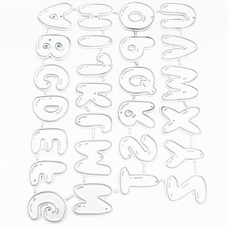 26 Letters Handmade Fabric Leather Cutting Die Paper Quilling Tool