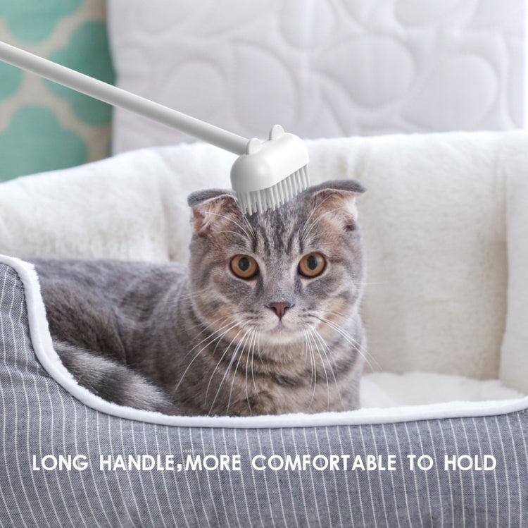 Pet Cat and Dog Supplies Long Handle Comb With Base