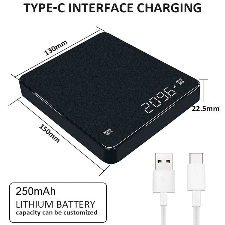 Household LED Electronic Coffee Scale
