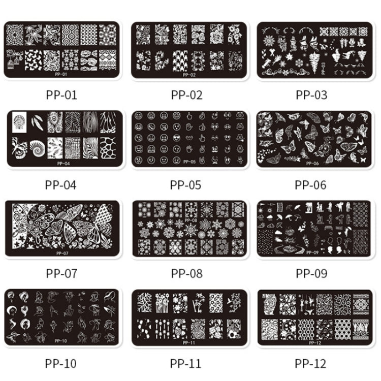 Butterfly Dream Nail Art Printed Steel Plate