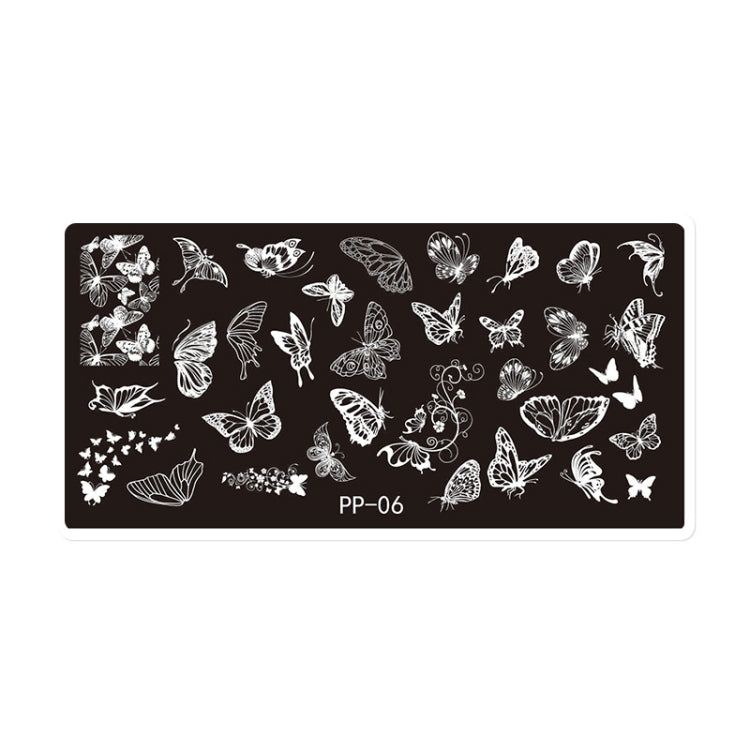 Butterfly Dream Nail Art Printed Steel Plate