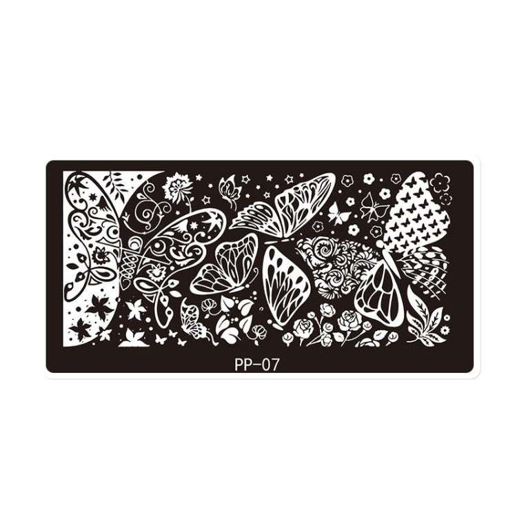 Butterfly Dream Nail Art Printed Steel Plate