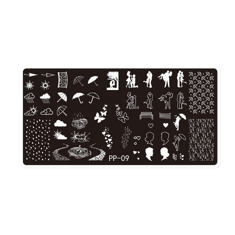 Butterfly Dream Nail Art Printed Steel Plate