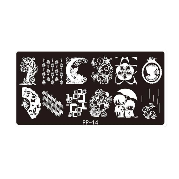 Butterfly Dream Nail Art Printed Steel Plate