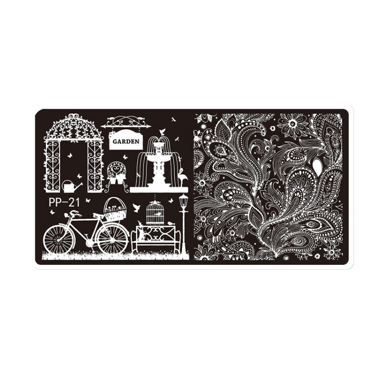 Butterfly Dream Nail Art Printed Steel Plate