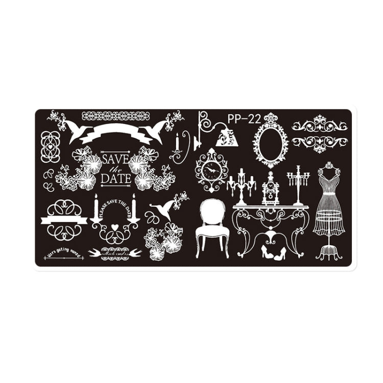 Butterfly Dream Nail Art Printed Steel Plate