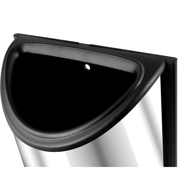 Stainless Steel Garbage Bag Storage Box Kitchen Wall Mounted Shoe Cover Bag