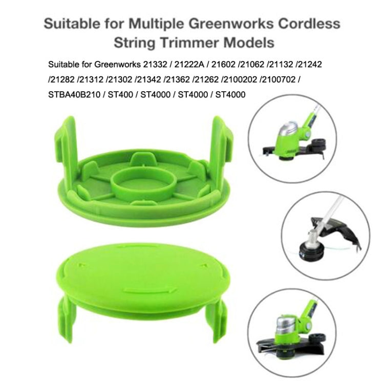 2PCS GK04 Cordless Weeder Lawn Mower Spool Cover For Greenworks