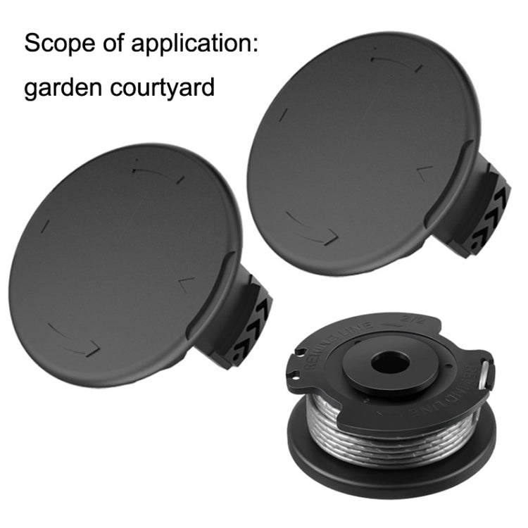 2PCS GK04 Cordless Weeder Lawn Mower Spool Cover For Greenworks