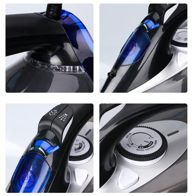 RAF R.1215 Three-Speed Thermostatic Ceramic Soleplate Electric Iron, EU Plug