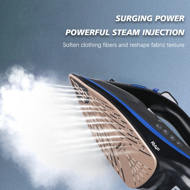 RAF R.1215 Three-Speed Thermostatic Ceramic Soleplate Electric Iron, EU Plug