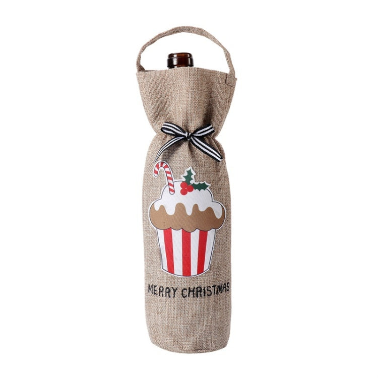 Christmas Decoration Supplies Tote Bottle Cover Champagne Red Wine Bag