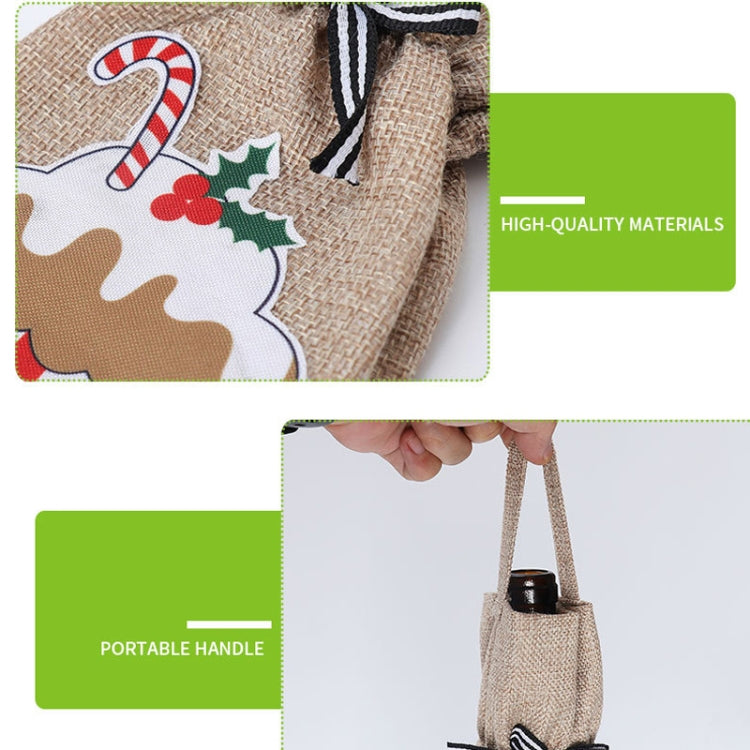 Christmas Decoration Supplies Tote Bottle Cover Champagne Red Wine Bag