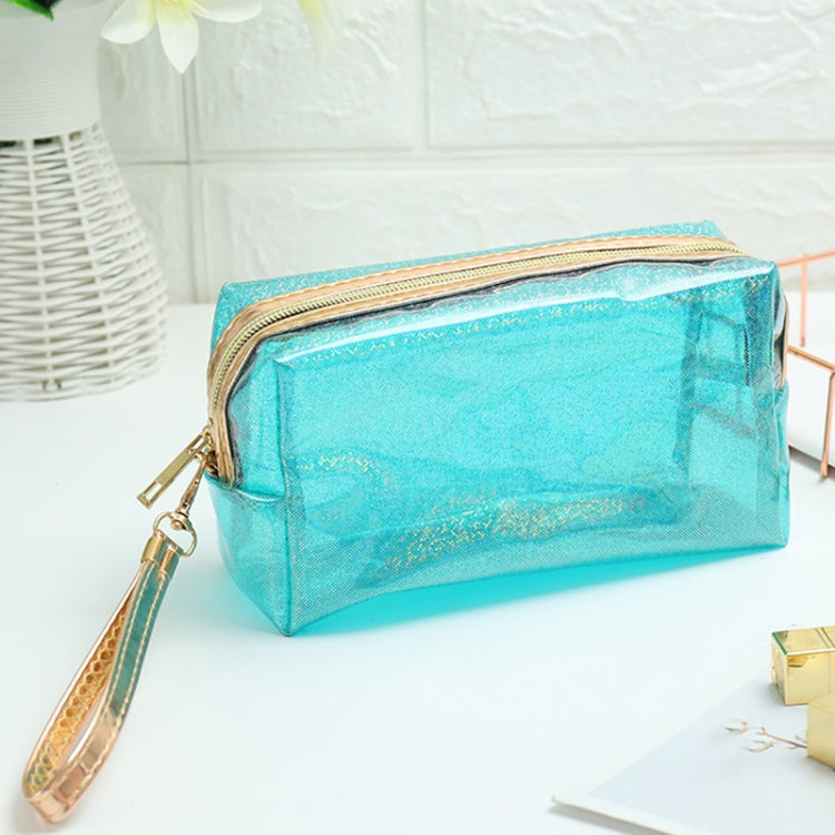 PVC Laser Transparent Portable Cosmetic Bag Travel Toiletry Bag
