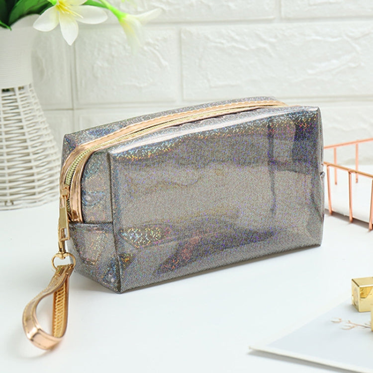 PVC Laser Transparent Portable Cosmetic Bag Travel Toiletry Bag