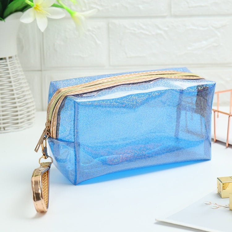 PVC Laser Transparent Portable Cosmetic Bag Travel Toiletry Bag
