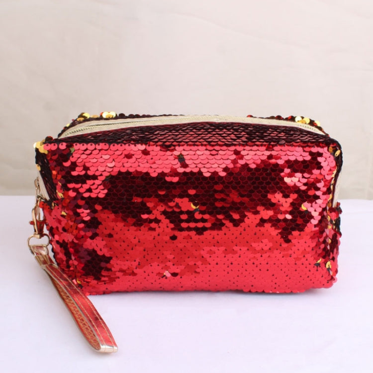 Travel Portable Sequined Anise Cosmetics Tote Storage Bag