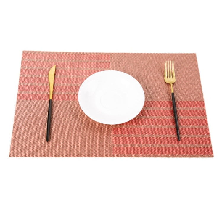 2 PCS PVC Table Top Thermal Insulation Placemat